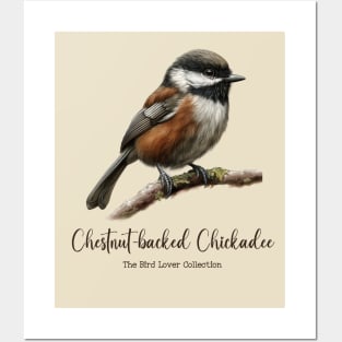 Chestnut-backed Chickadee - The Bird Lover Collection Posters and Art